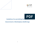 Guidelines For Permitting The Use of Government E Marketplace (Gem) Logo