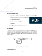 Lecture Notes - Measurement of Fluid Flow