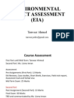 Environmental Impact Assessment (EIA) : Tanveer Ahmed