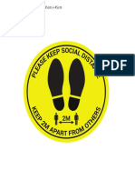 Social - Distance Sticker PDF