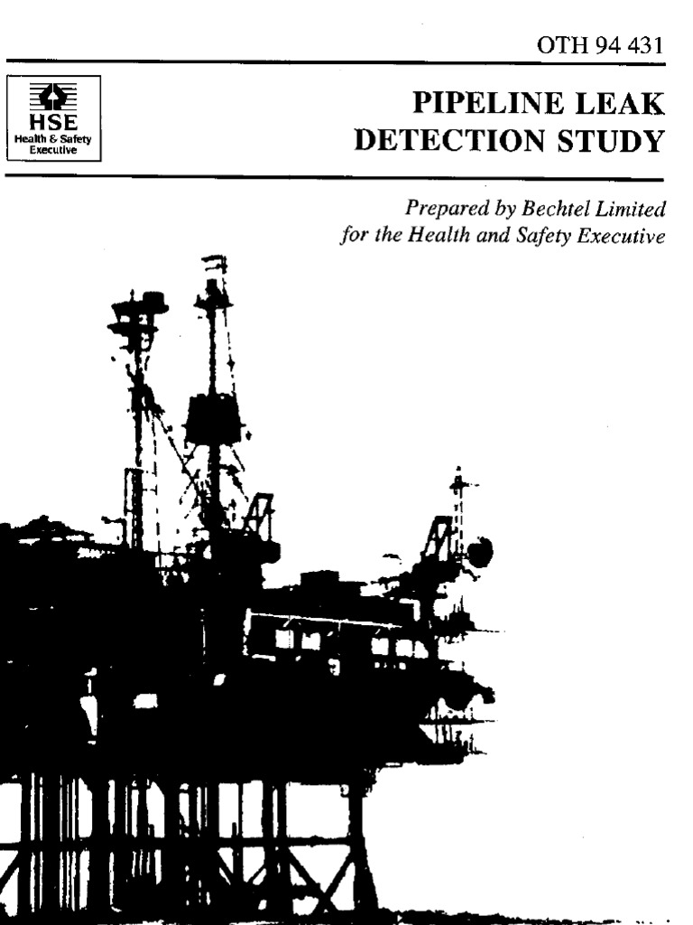 Pipeline Leak Detection Study - OTH94 | PDF | Technology & Engineering