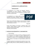 Tema I Aspectos Generales de La Mercadotecnia