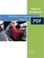 RRB Junior Engineer 2018 Stage I - Syllabus: Sparks Academy