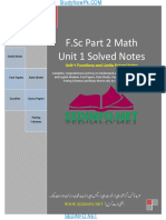 FSC Part 2 Math Solved Notes Unit 1