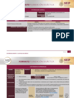 Forrmato Planeación Didáctica Unidad 1 - Sistemas de Información