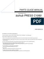 Parts Guide Manual: Bizhub PRESS C1060 A50V