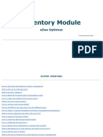 Ezee Optimus - Inventory Module PDF