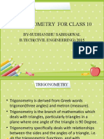 Essential trigonometry concepts for class 10