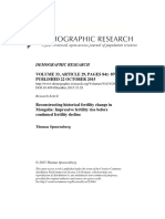 Demographic Research: Volume 33, Article 29, Pages 84 1 870 Published 22 October 2015