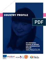 Country Profile SRH Mongolia