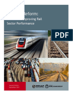 Railway Reform Toolkit For Improving Rail Sector Performance. Sept 2017