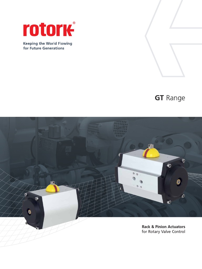 Rotork GT Range Actuators Overview | PDF | Valve | Actuator