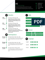 Elegent Resume Design in Ms Word 2019 PDF