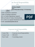 Corporate Social Responsibility