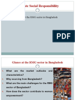Corporate Social Responsibility: Block No. 2 Chapter Title: Glance at The RMG Sector in Bangladesh