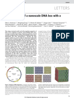 Letters: Self-Assembly of A Nanoscale DNA Box With A Controllable Lid