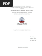 Taller I Administrativo Especial URBE