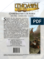 Earthdawn 4e - Pre-Generated Adepts