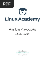 Ansible Playbooks: Study Guide