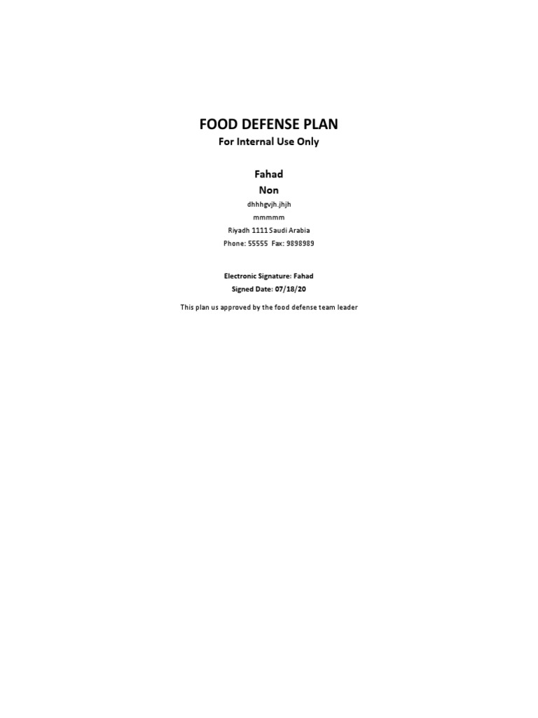 food-defense-plan-pdf-food-and-drink-business