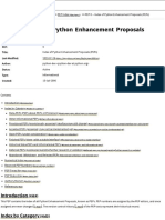 PEP 0 - Index of Python Enhancement Proposals (PEPs)