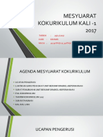 Mesyuarat Kokurikulum Kali 1 2017