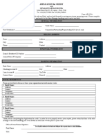 Arf-105a Application For Credit