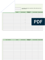 Club Sports Inventory List: Club Name Semester / Year Person Completing Inventory Date Completed Estimate Life Expectancy