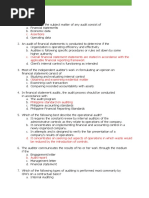 Auditing Theory Mcqs by Salosagcol With Answers