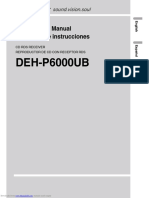 DEH-P6000UB: Operation Manual Manual de Instrucciones