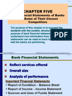 Chapter Five: The Financial Statements of Banks and Some of Their Closest Competitors
