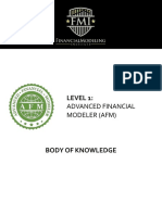 Level 1:: Advanced Financial Modeler (Afm)