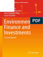 Environmental Finance and Investments: Marc Chesney Jonathan Gheyssens Anca Claudia Pana Luca Taschini