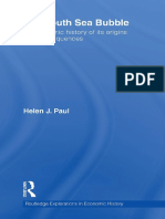 (Routledge Explorations in Economic History) Helen Paul - The South Sea Bubble - An Economic History of Its Origins and Consequences (2010, Routledge) PDF