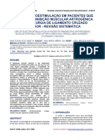 Benefícios da eletroestimulação na recuperação muscular após cirurgia de ligamento cruzado anterior