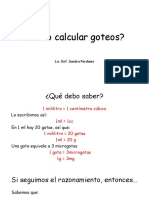 Cómo Calcular Goteos