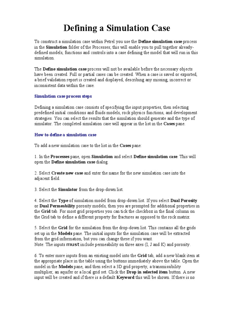 Chapter 08 Defining A Simulation Case | PDF | Secure Shell | Command ...