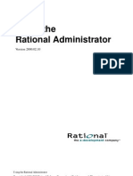 Using The Rational Administrator