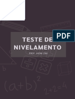 TESTE DE NIVELAMENTO - Jhoni