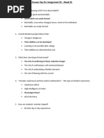 Enhancing Soft Skills and Personality Answer Key For Assignment 01 Week 01