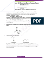 CBSE Class 12 Chemistry Paper Sample Paper Solution Set 4