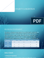 Third Party Logistics: BY: Susmit Saha Uday Dalvi