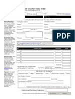 Pearson VUE Voucher Sales Order: Bill To: Ship To