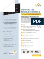 Suniva Suniva Opt330 72 4 100 Silver Mono Solar Panel Specs PDF