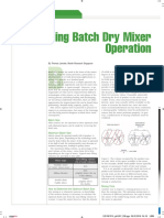 Improving Batch Dry Mixer Operation Bulk Powder Magazine