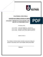 Análisis y Propuestas de Mejora Del Servicio Reaño Automotriz E.I.R.L PDF