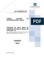 Anexo VI - Planilha de Orçamento Estimado, Cronograma Físico-Financeiro e Planilha de Composição de BDI