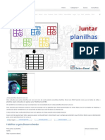 Juntar Planilhas Excel em Uma Só - Unir Planilhas Excel