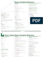 Dart 2 Cheat Sheet and Quick Reference: Main Function Operators
