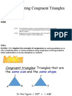 Congruent Triangles: Criteria for Congruence